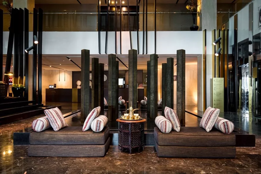 Отель The Canvas Dubai- MGallery Hotel Collection 5* в Дубаи: Спа , Фитнес , Конференц-зал, Открытый бассейн , Стильные номера ,