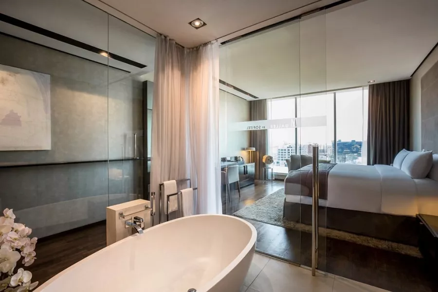 Отель The Canvas Dubai- MGallery Hotel Collection 5* в Дубаи: Спа , Фитнес , Конференц-зал, Открытый бассейн , Стильные номера ,