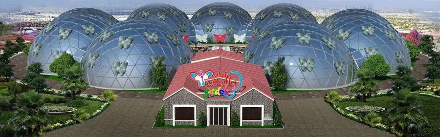 Сад бабочек Butterfly Garden в Дубаи: Достопримечательность , Музей, Экзотика, Сад, Животные,