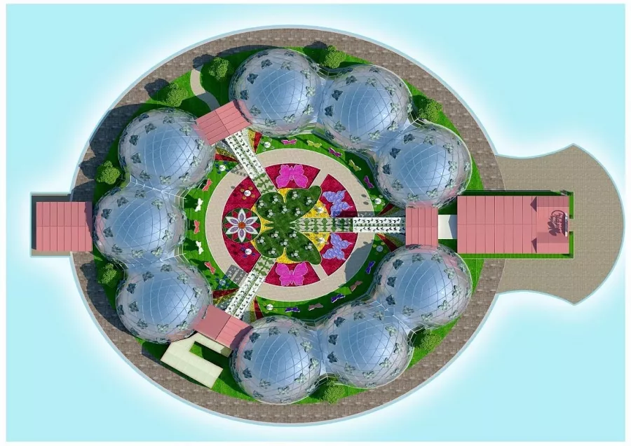 Сад бабочек Butterfly Garden в Дубаи: Сад , Ручные бабочки , Музей бабочек , Оранжерея , Экзотические виды бабочек ,
