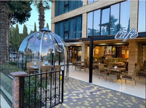 Ресторан Времена года в Адлере: Еда, Шашлык, Банкетный зал, Грузинская кухня, Завтрак, Хинкали, Кофе,