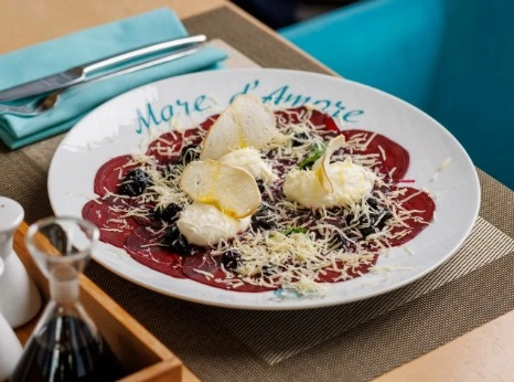 Ресторан Mare d'Amore в Адлере: Еда, Морепродукты, Терраса, Живая музыка, Завтрак, Смотровая площадка,