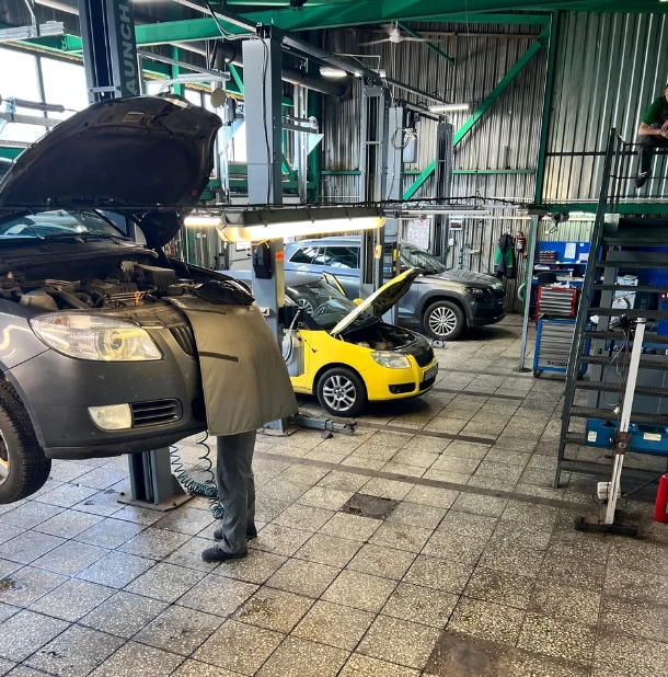 Автосалон Škoda на Притыцкого в Минске: Выхлопная система, Дополнительное оборудование, Крепёж, Рулевое управление, Тормозная система, Трансмиссия, Салон, Электрооборудование,