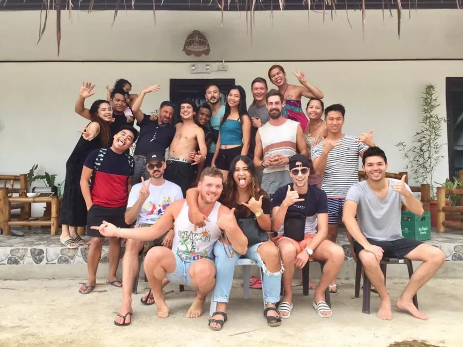 Хостел Hangover в Себу: Сад, Бар,