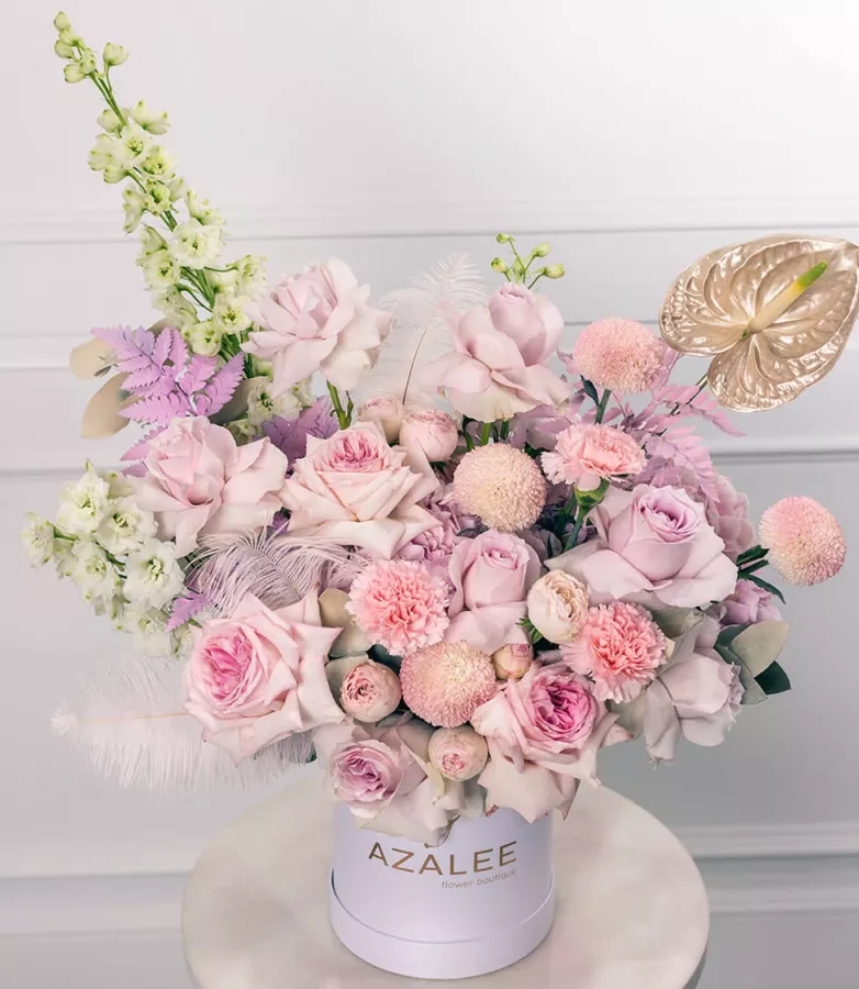 Магазин цветов Azalee Flower Boutique в Дубаи: Экибана , Композиция цветов , Букеты , Украшения на мероприятия ,