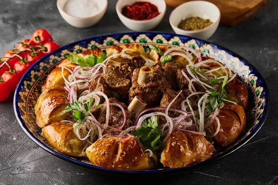 Ресторан ZOR в Дубаи: Мясо на мангале , Плов , Культура Узбекистана , Национальные блюда , Узбекская кухня,