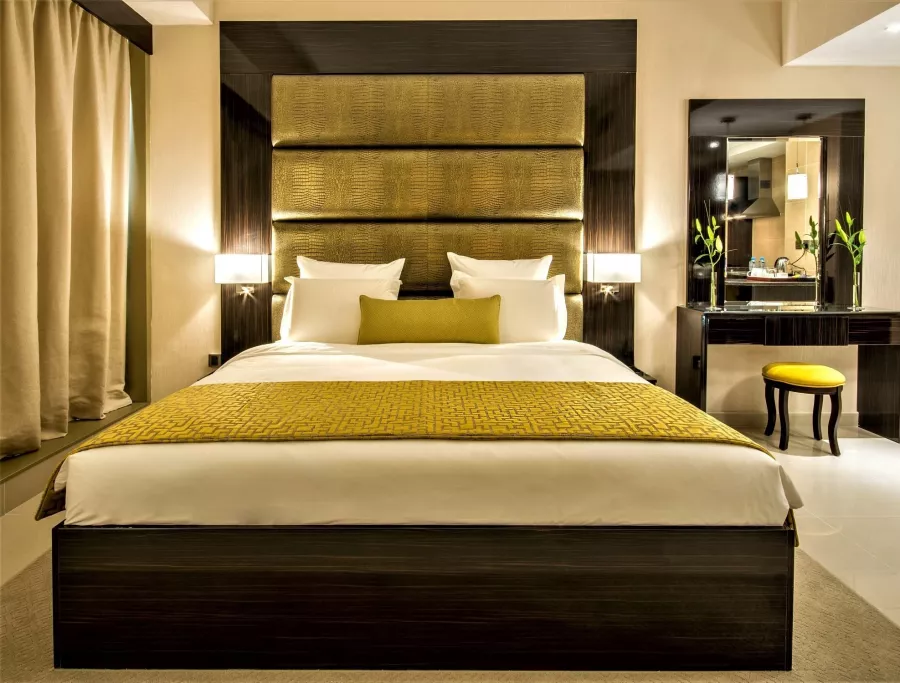 Отель Gevora Hotel 4* в Дубаи: Пентхаусы , Терраса у бассейна , Оздоровительный комплекс , Детский бассейн , Комфортные номера , Тренажерный зал ,