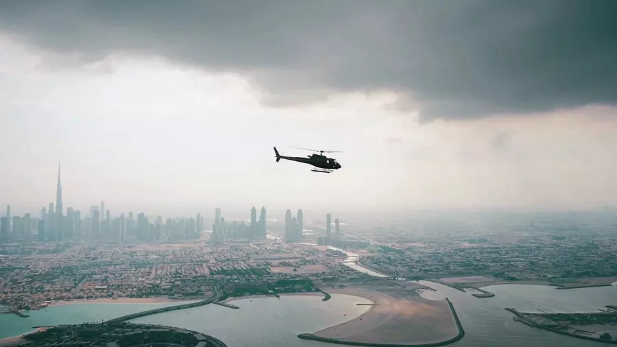 Экскурсии на вертолете Helicopter Dubai в Дубаи: Полет , Город с высока , Достопримечательности Дубая , Обзорная экскурсия ,
