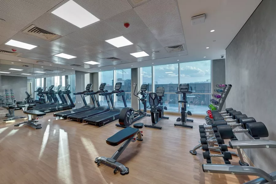 Отель The S Hotel Al Barsha 4* в Дубаи: Премиум отель , Тренажерный зал , Детская зона , Стильный отель , Конференц-зал,