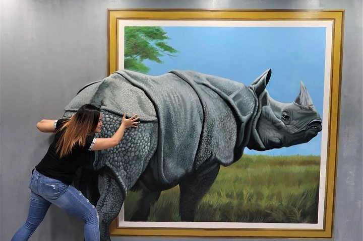 Музей 3D World Dubai, Trick-Art Selfie Museum в Дубаи: Искусство, Музей, Художник,