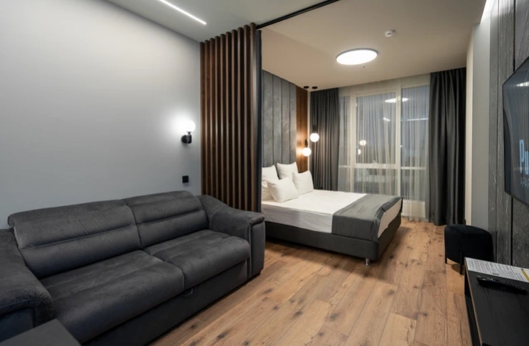 Отель Pushkin Apartments в Краснодаре: Отель, Роскошный отель, Гостиница, Номера, Ресторан,