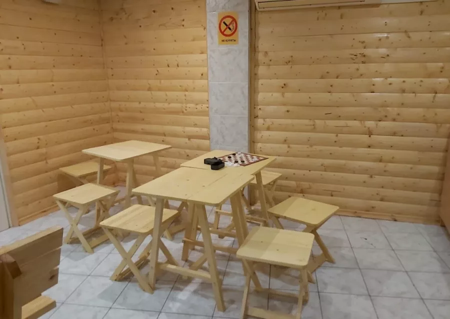 Баня Общественная баня № 21 в Минске: Комната отдыха, Большой бассейн, Зона отдыха, Шезлонги, ТВ, Спортивные телеканалы, Отдельная раздевалка, Банные принадлежности,