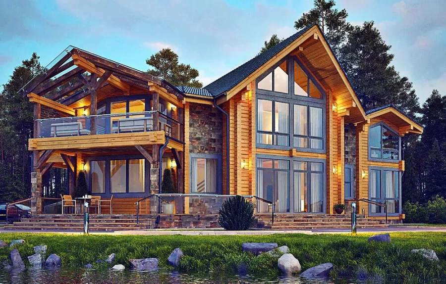 Строительная компания Good Wood в Москве: Строительство домов, Строительная компания, Проектирование домов, Дом из кирпича, Дом из клееного бруса,