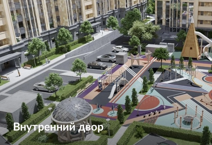 ЖК Центральный в Анапе: Строительство , Жилой комплекс , Недвижимость, Детская площадка, Парковка,