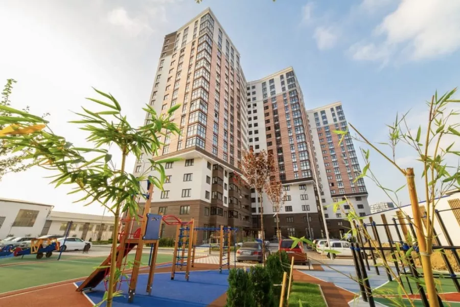 ЖК Огни Анапы в Анапе: Новостройки , Жилой комплекс, Детская площадка, Парковка, Квартиры,