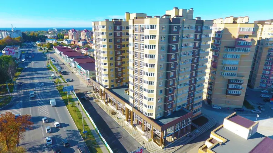 ЖК Лазурный в Анапе: Жилой комплекс, Квартиры, Парковка, Детская площадка, Новостройки ,