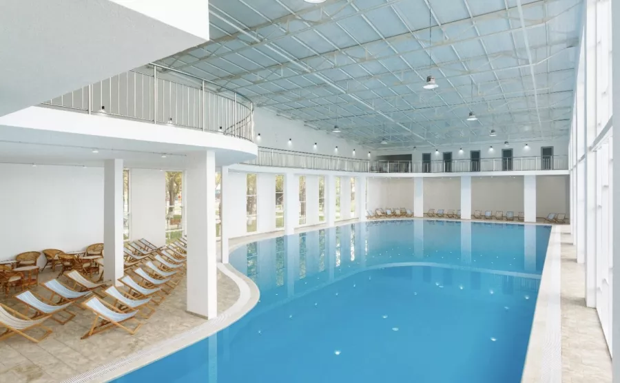 Отель Sunparco в Анапе: Отель, Аквапарк , Бассейн, Спа-центр, Песчаный пляж, Бар,