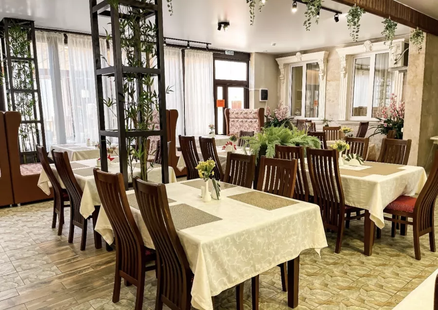 Отель Avdallini Golden Bay в Анапе: Отель, Пляж, Бассейн , Детская площадка , Кафе, Шведский стол , Бар,