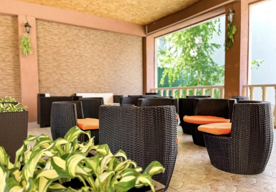 Отель Avdallini Golden Bay в Анапе: Отель, Пляж, Бассейн , Детская площадка , Кафе, Шведский стол , Бар,