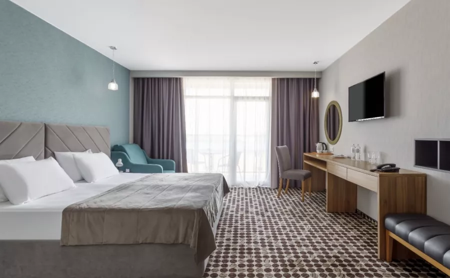 Гостиница Corudo Family Resort&Spa в Анапе: Отель, Пляж, Бассейн , Спа-комплекс , Шведский стол , Спрей-парк,