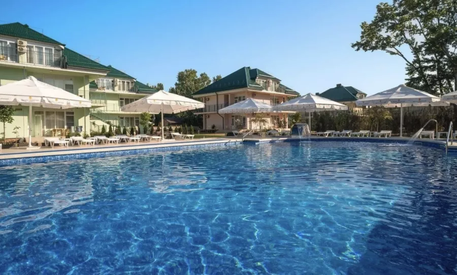 Отель Дюны золотые в Анапе: Отель, Семейный отдых , Столовая , Бар, Spa, Бассейн,