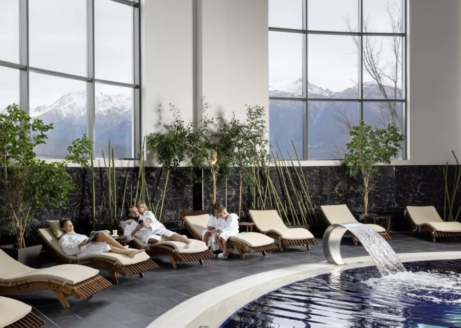 Отель Rixos в Красной Поляне: Спа комплекс , Бассейн , Зал, Массаж , Отдых семейный , Отель,