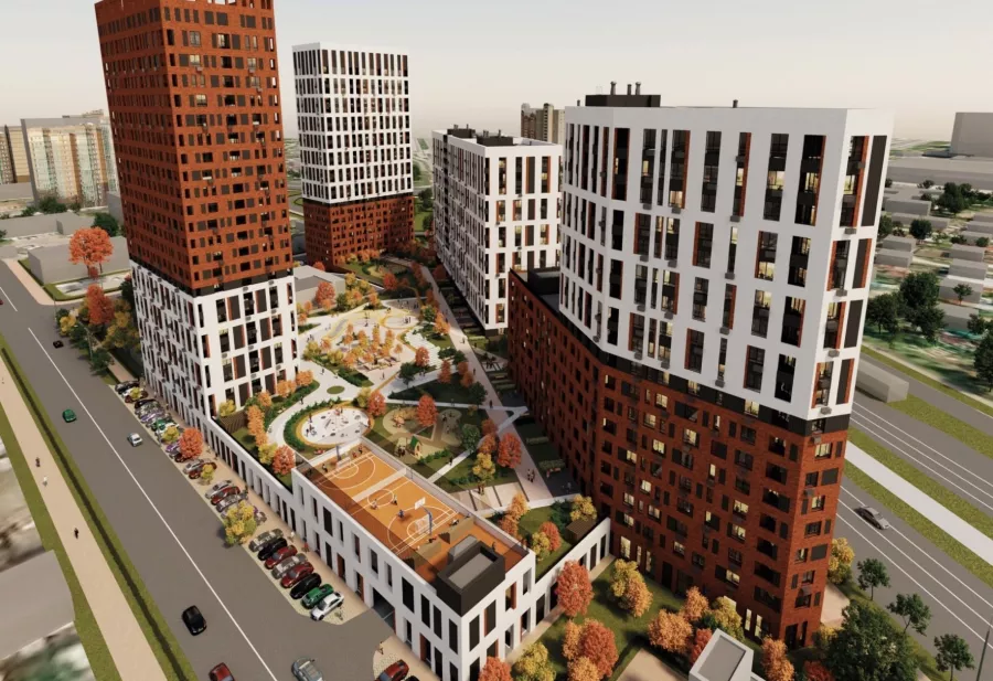 ЖК Крыловка парк в Казани: Жильё , Жилой комплекс , Парковка , Детская площадка ,