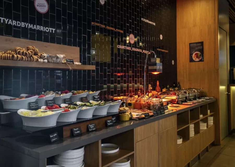 Отель Courtyard by Marriott в Красной Поляне: Можно с животными, Семейный отдых , Сауна, Бассейн, Отель, Отпуск,