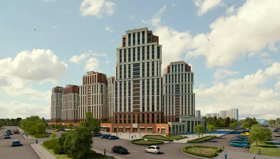 Жилой комплекс АТЛАНТ СИТИ в Нижнем Новгороде: Уникальная Архитектура, Панорамный вид, Современная Планировка, Парковка, Детская площадка,