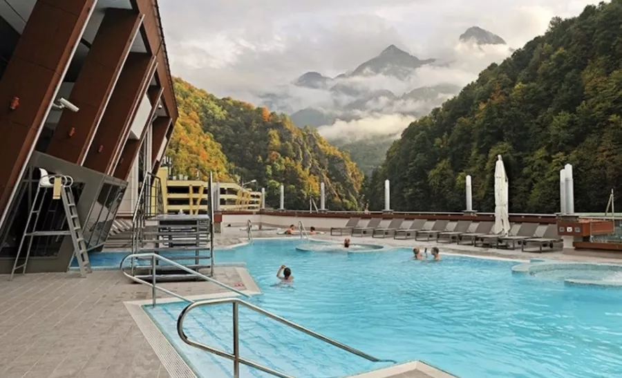 Аквапарк Галактика в Красной Поляне: Отдых, Горки, Бассейн, Аквапарк, Виды, Хаммам, Отпуск, Релакс, Сауна, Джакузи,