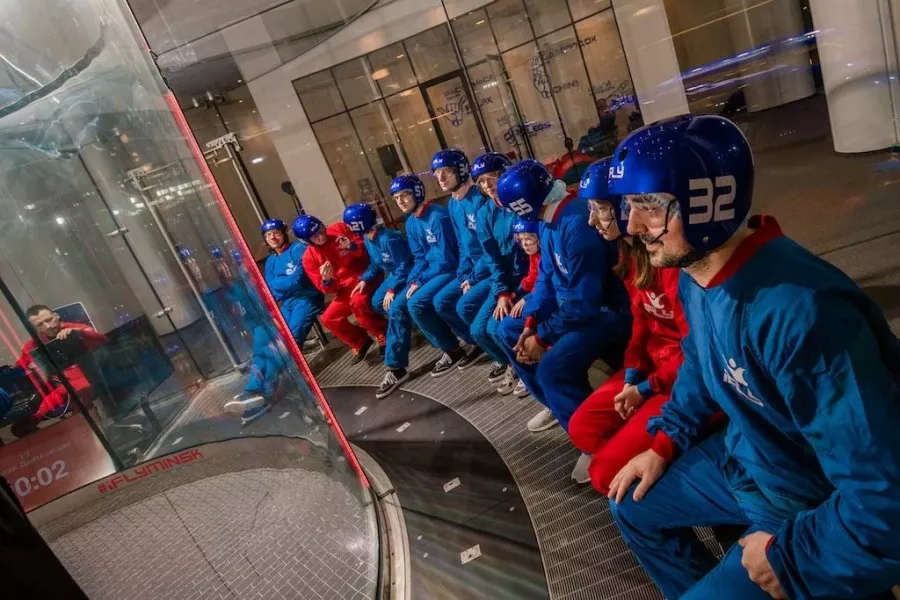Аэротруба IFly в Минске: Обучение полётам, Спортивные полёты, Первый полёт, От 3х лет, Наличный расчёт, Оплата картой,