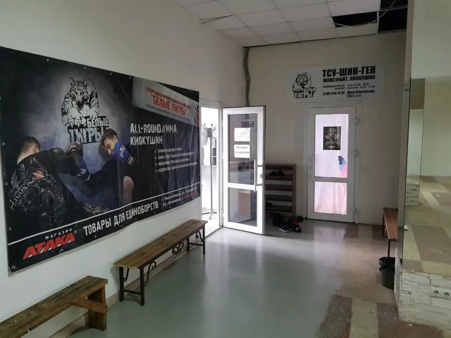 Клуб смешанных единоборств Белые Тигры в Новосибирске: Кикбоксинг, Тренировка, Зал, Клуб, Боевые искусства, Спорт,