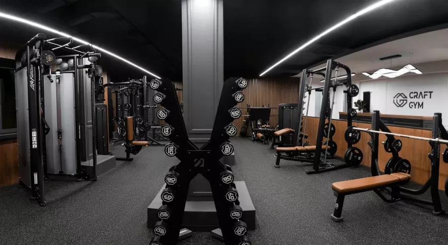 Тренажерный зал Craft Gym в Новосибирске: Тренажерный зал, Зал, Тренировка, Фитнес,