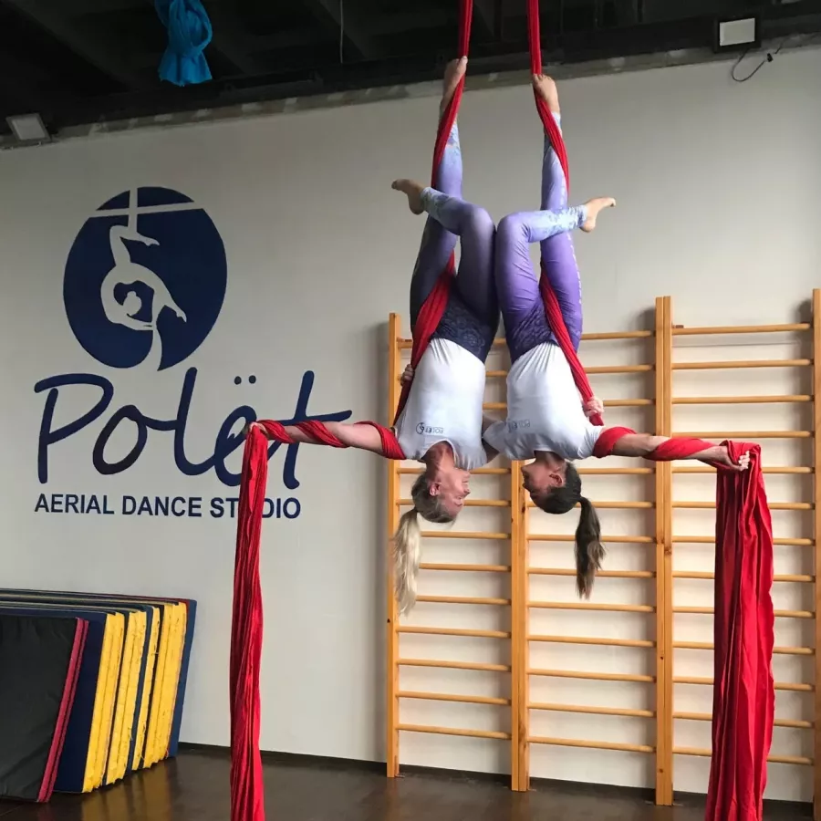 Студия воздушной гимнастики и танца  Polёt в Новосибирске: Зал, Тренировка, Гимнастика, Танцы,