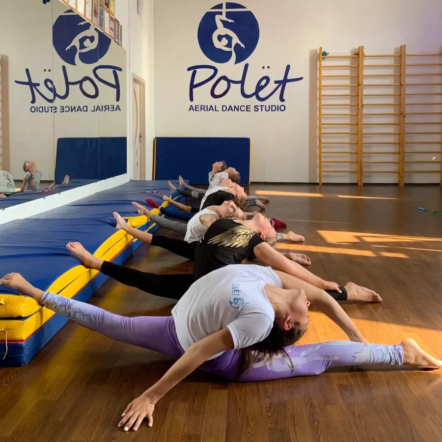 Студия воздушной гимнастики и танца  Polёt в Новосибирске: Зал, Тренировка, Гимнастика, Танцы,