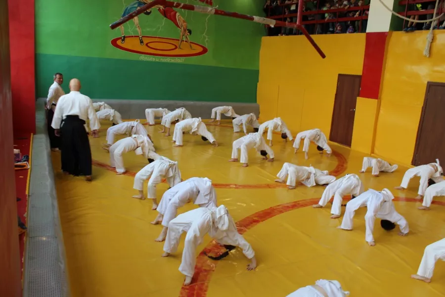 Центр айкидо Энсокай в Новосибирске: Тренировка, Зал, Айкидо,