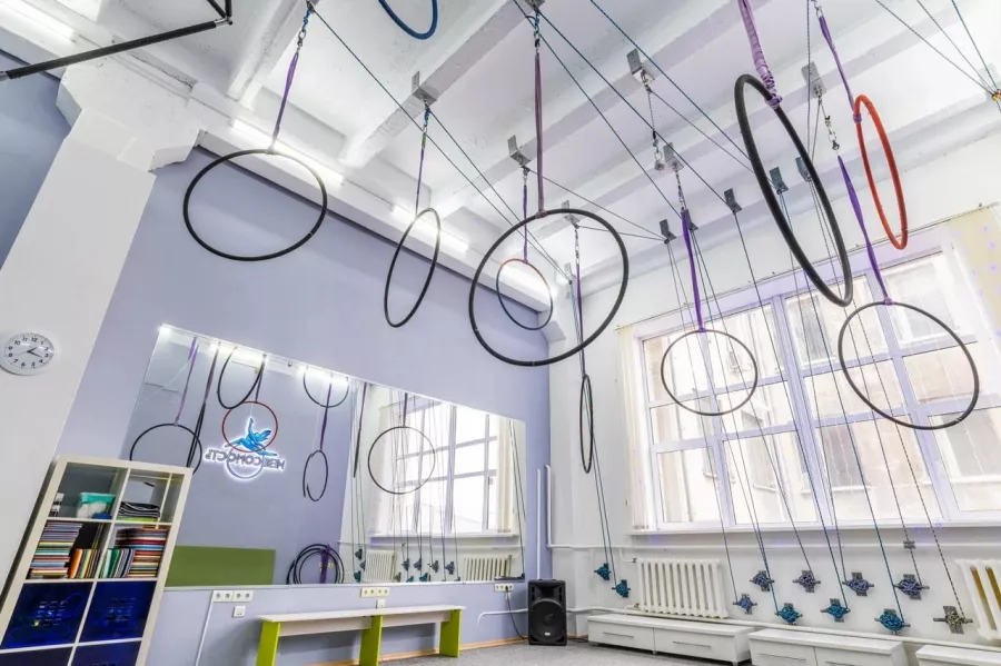 Школа воздушной гимнастики Невесомость в Новосибирске: Тренировка, Зал, Гимнастика, Спорт,