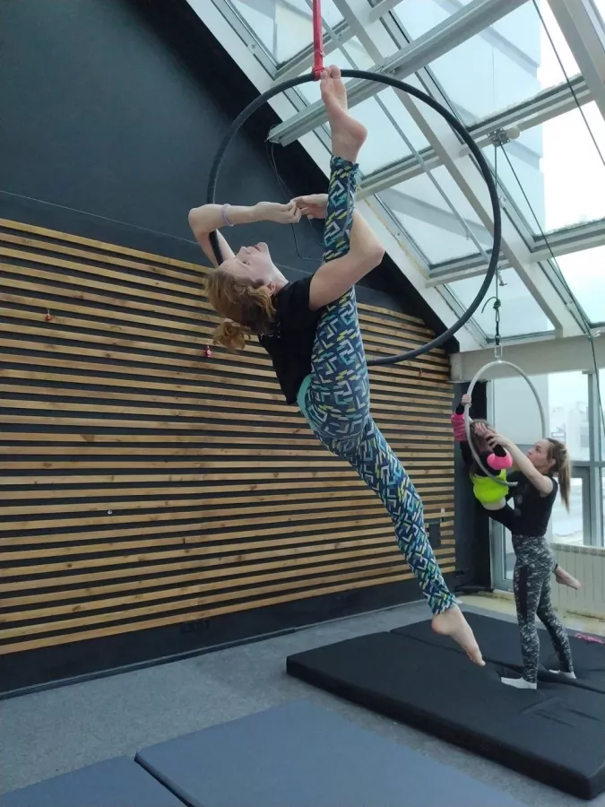 Школа воздушной акробатики Ber'nzhe в Новосибирске: Воздух, Акробатика, Тренировка, Зал, Спорт,