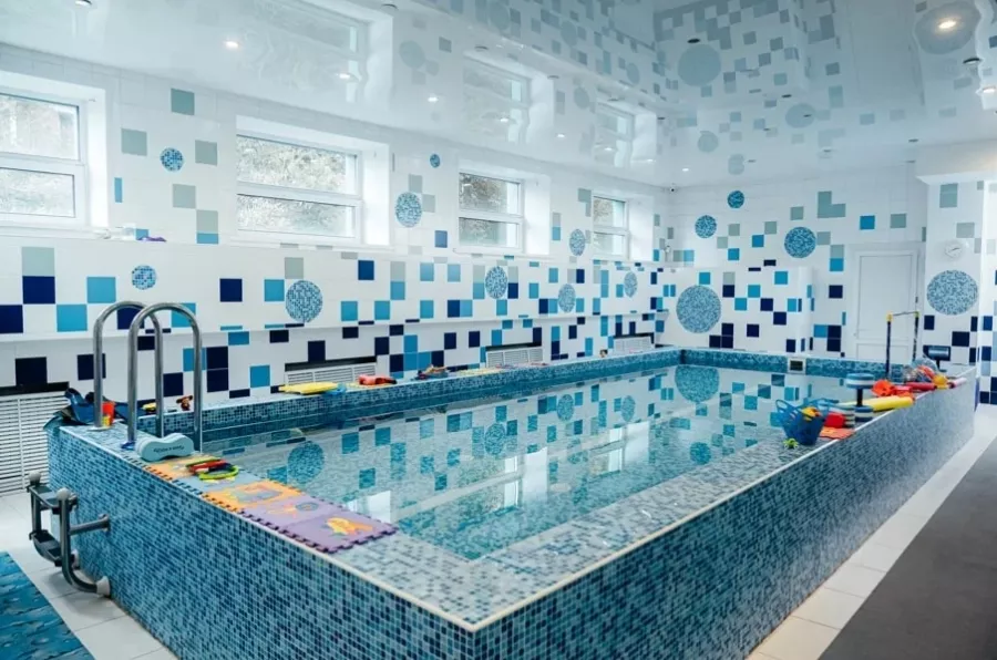Детский бассейн Акварелька в Новосибирске: Бассейн, Зал, Плавание,