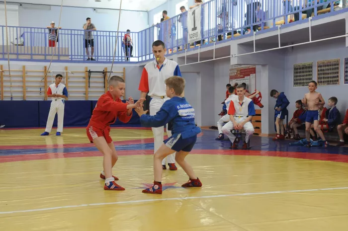 "Спортивная секция самбо".