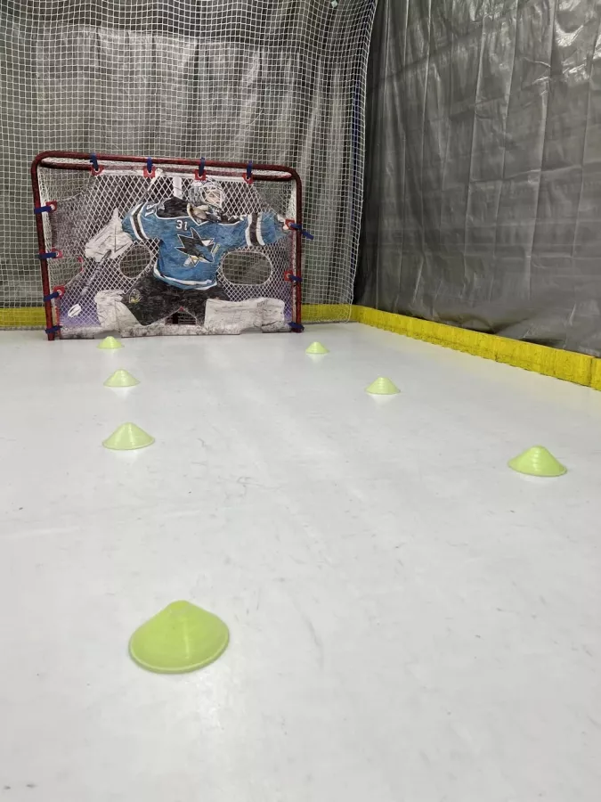 Бросковый зал HatTrick в Новосибирске: Зал, Тренировка, Хоккей,