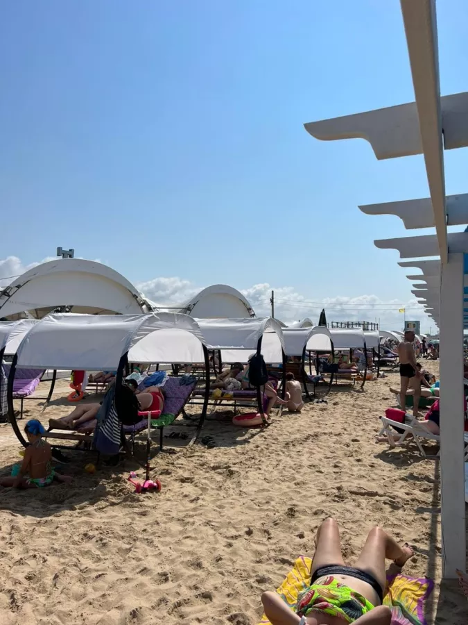 Пляж Витязево в Анапе: Пляж, Море, Аттракционы, Волейбол, Морские прогулки,