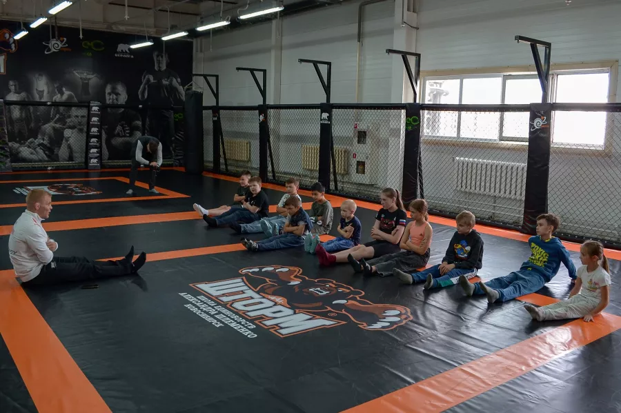 Школа единоборств Шторм в Новосибирске: Тренировка, Зал, Спортзал,