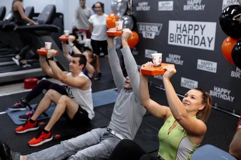 Фитнес-клуб Old School Gym в Новосибирске: Фитнес, Тренажерный зал, Зал, Тренировка, Спортзал,