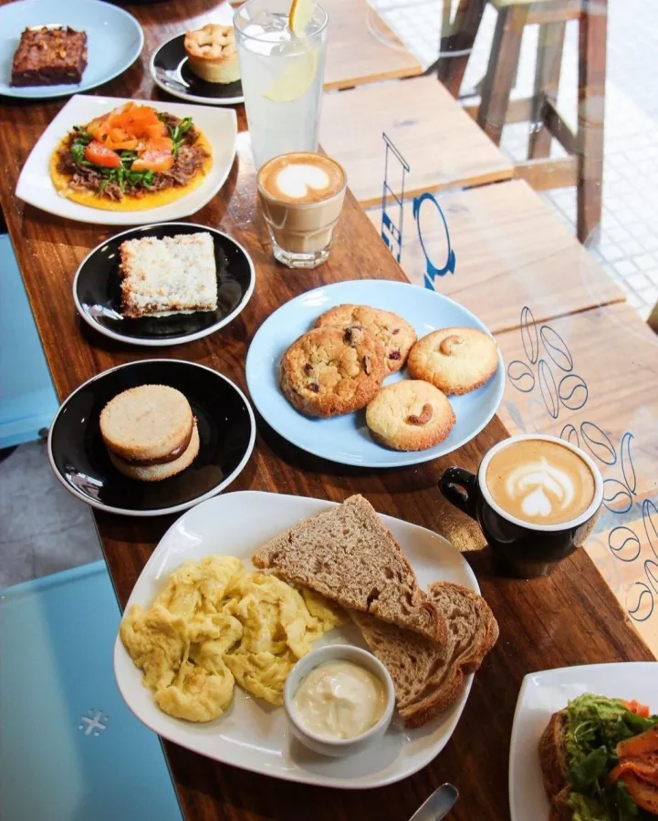 Кофейня Santa Café в Буэнос-Айрес (Аргентина): Еда, Выпечка, Кофе,