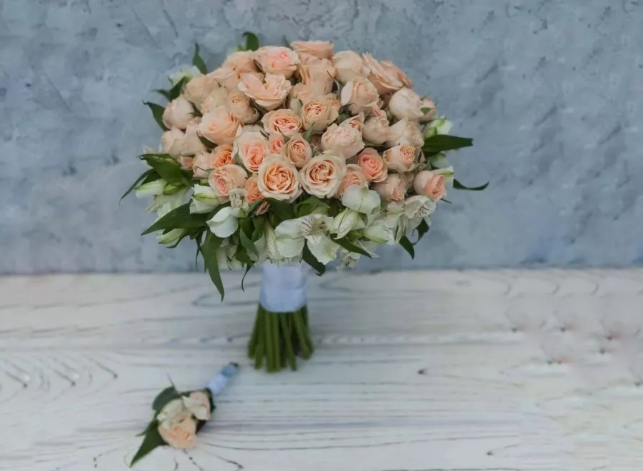 Цветочный магазин Анна-Мария в Москве: Свадебный букет , Цветы, Для влюбленных, Букет, Свадьба,