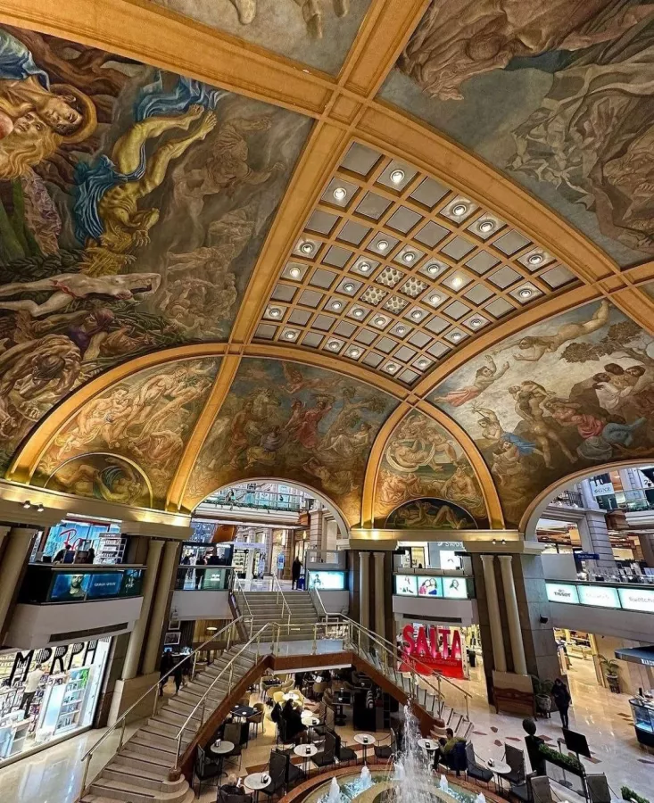 Торговый центр Galerías Pacífico в Буэнос-Айрес (Аргентина): Hotel, Galleria , Memorial, Торговый центр , Галерея , Отель, Памятник, Shopping mall,