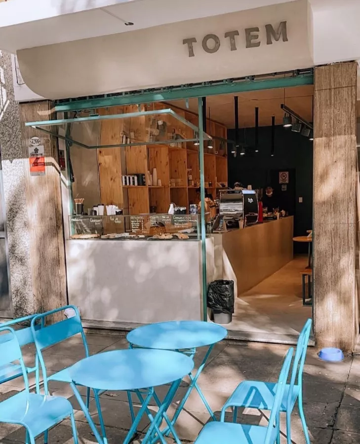 Кафе Tótem в Буэнос-Айрес (Аргентина): Еда, Кафе, Можно с животными, Кофе, Десерты,