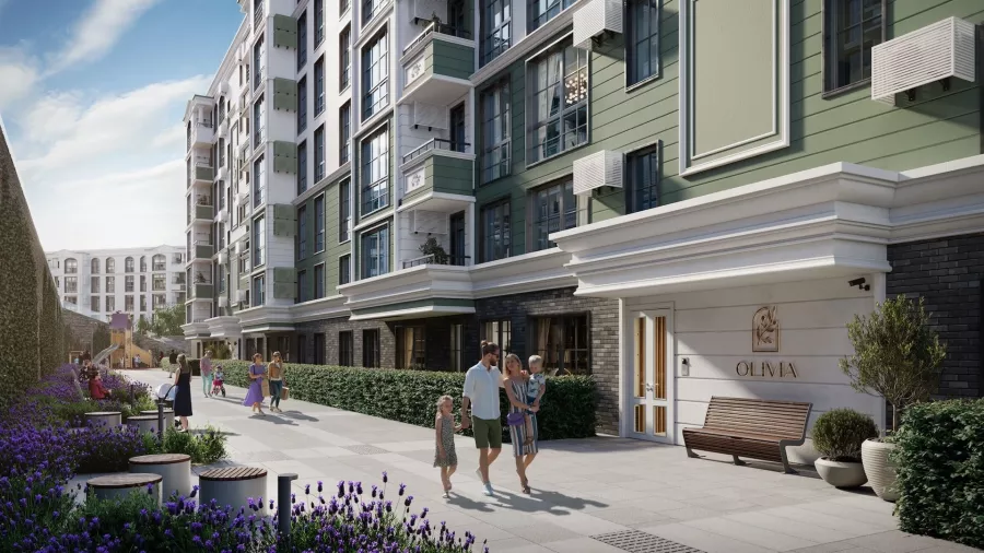 ЖК Olivia (Оливия) в Сочи: Жилой комплекс , Квартиры , Детская площадка , Парковка,