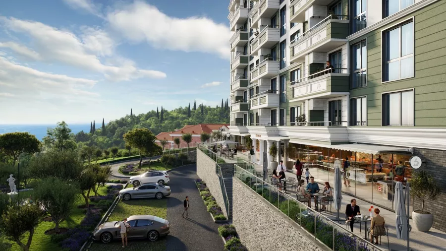 ЖК Olivia (Оливия) в Сочи: Жилой комплекс , Квартиры , Детская площадка , Парковка,